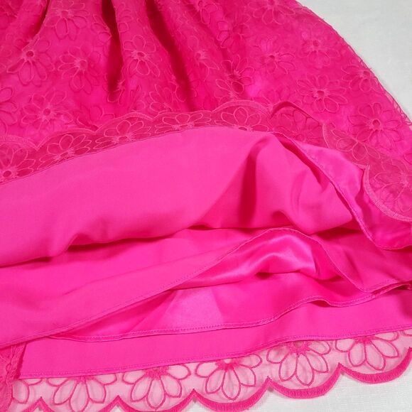 lilly pulitzer Payton floral organza Dress 8 NWT Pop Pink Strapless sweetheart - Picture 5 of 16